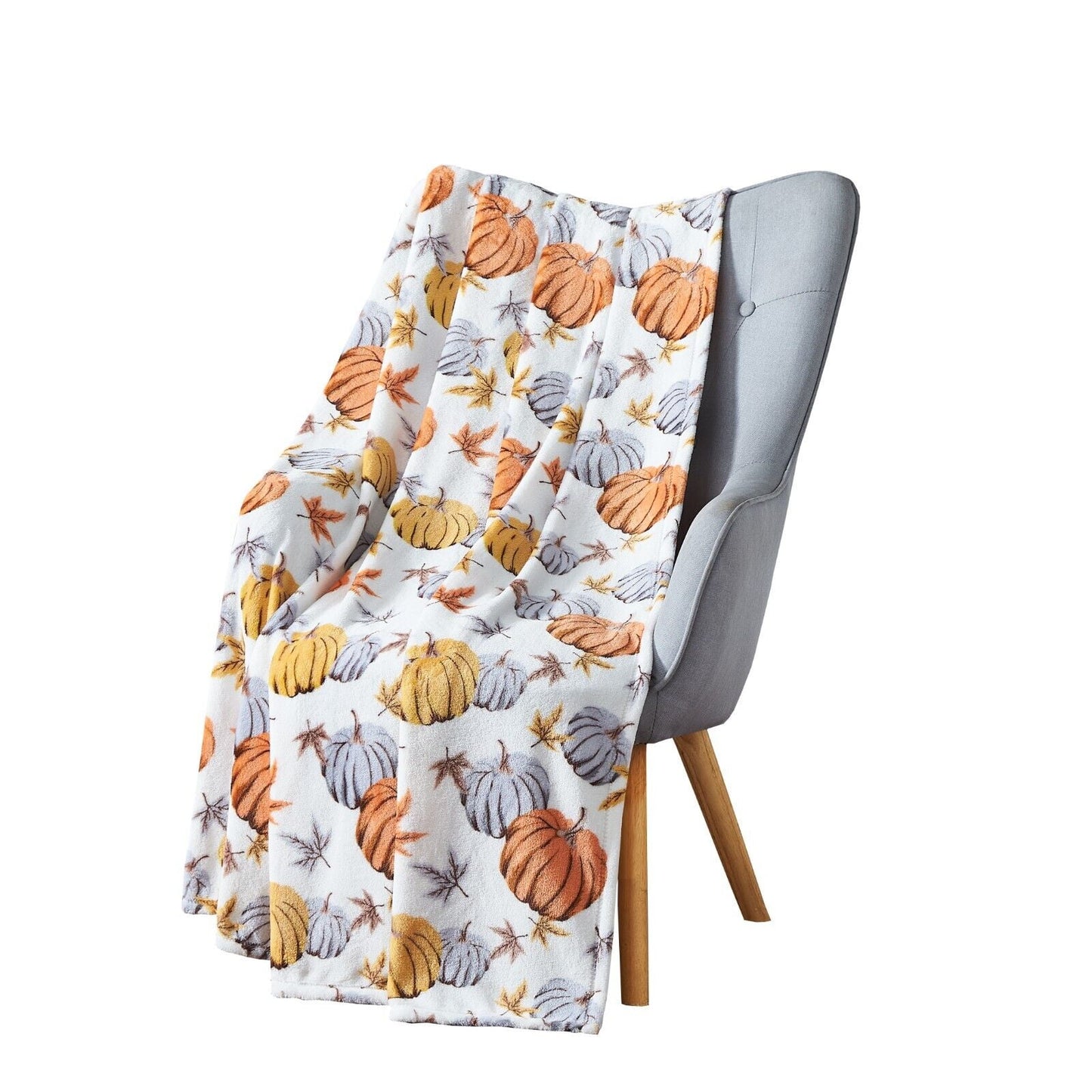 Kate Aurora Autumn Harvest & Halloween Themed Oversized Soft & Plush Accent Throw Blanket - Assorted Styles