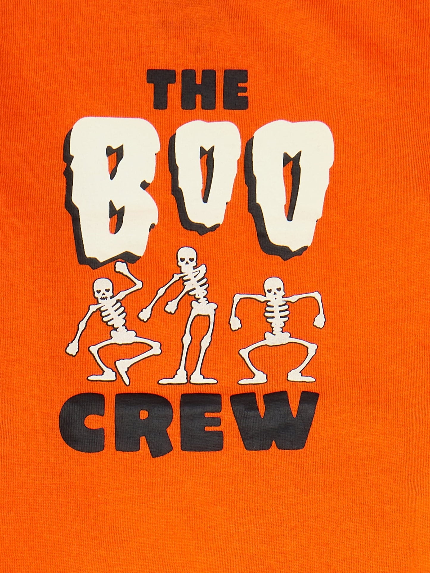 Kid's Matching Family Halloween Pajamas Boo Crew, 2-Piece Set
