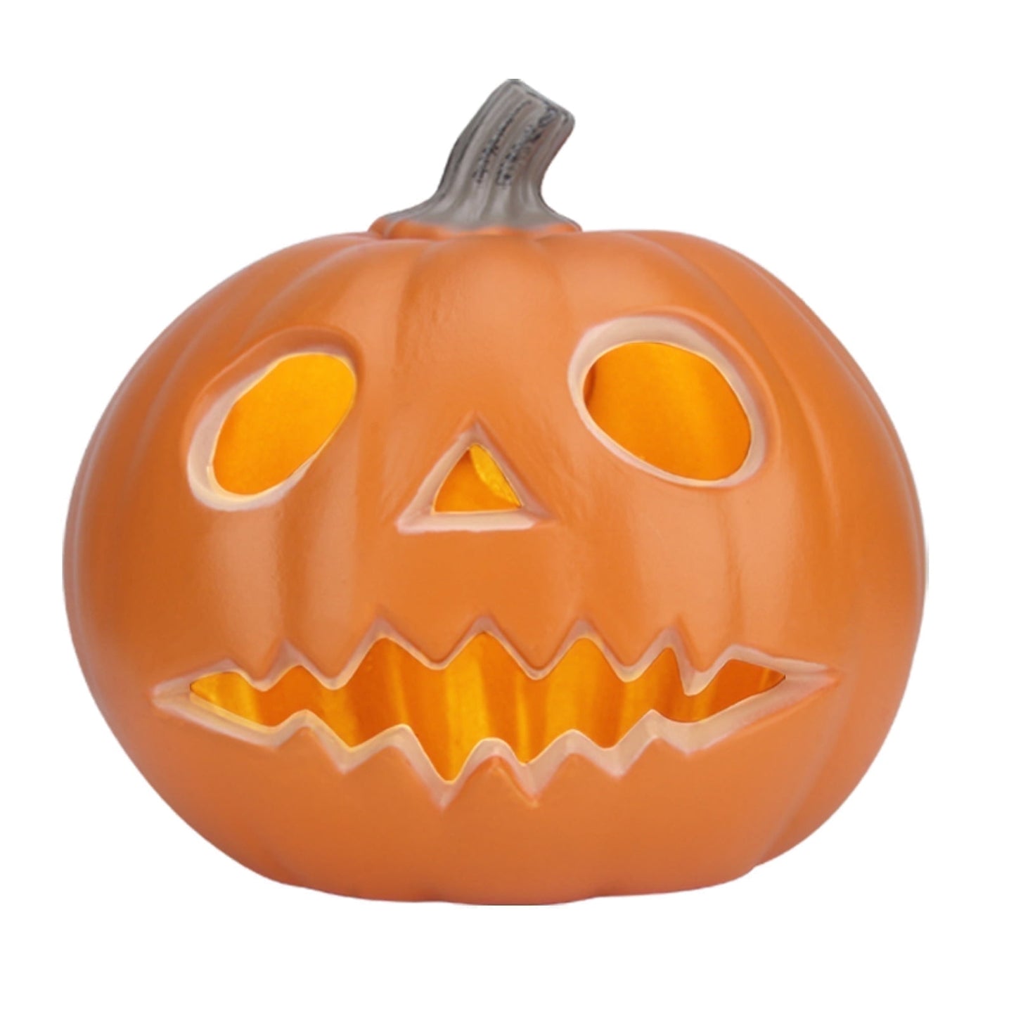 Spooky Home 14in Halloween Jack o Lanterns Light Up Pumpkin with LED Bulb Indoor/Outdoor