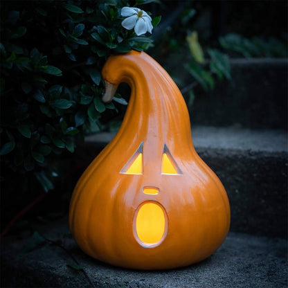 Spooky Home 14in Halloween Jack o Lanterns Light Up Pumpkin with LED Bulb Indoor/Outdoor