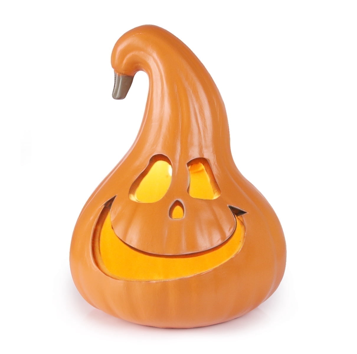 Spooky Home 14in Halloween Jack o Lanterns Light Up Pumpkin with LED Bulb Indoor/Outdoor