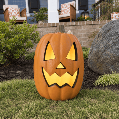 Spooky Home 4Pack LED Lighted Jack O Lantern Indoor Outdoor Halloween Large Pumpkin