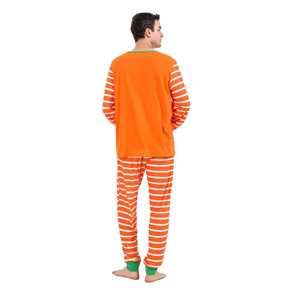 Baozhu Family Matching Halloween Pajama Sets - Halloween Pumpkin Sleepwear Sizes for All Ages