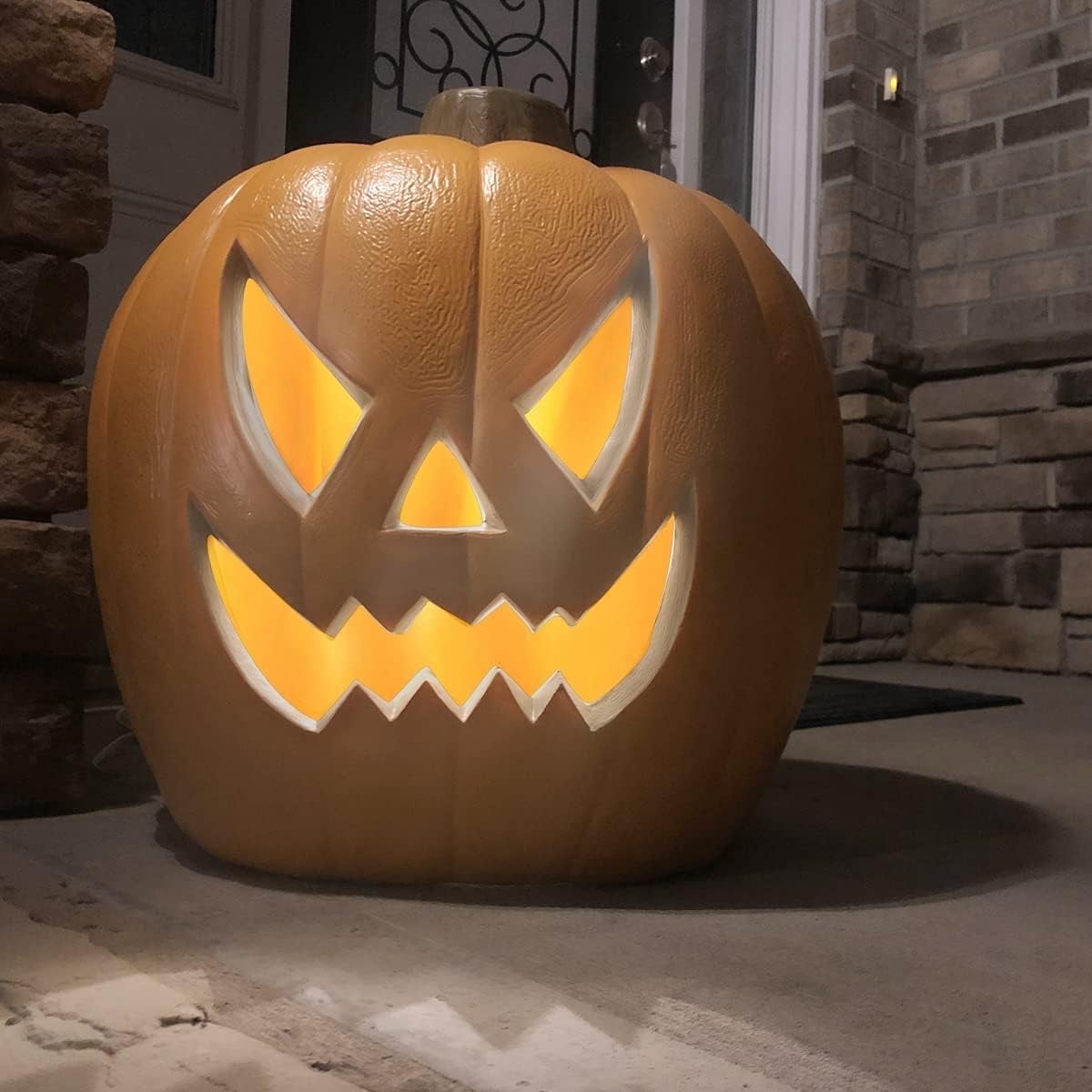Spooky Home 4Pack LED Lighted Jack O Lantern Indoor Outdoor Halloween Large Pumpkin
