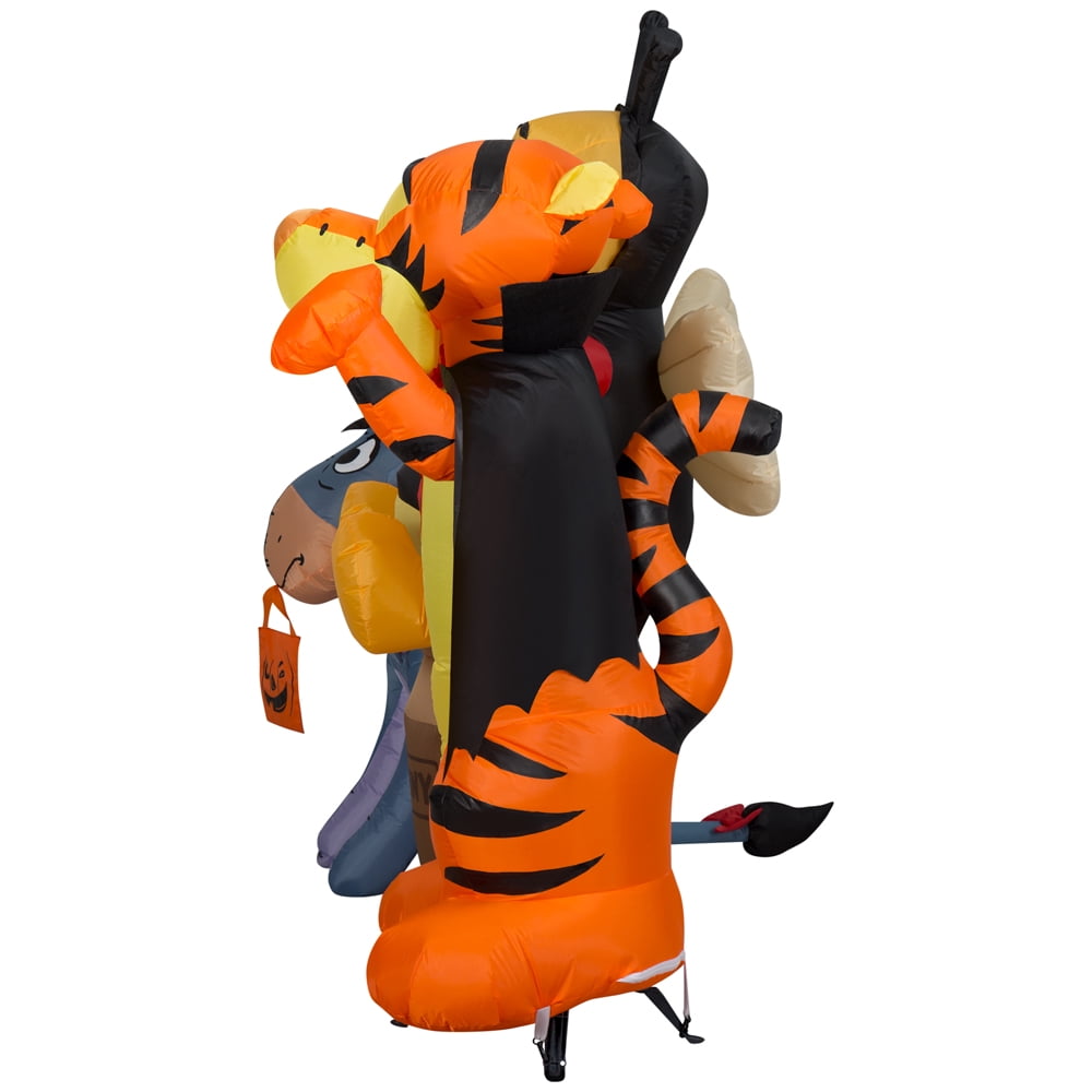 Gemmy Airblown Inflatable Halloween Pooh and Friends Scene Disney, 5 ft Tall, Multi