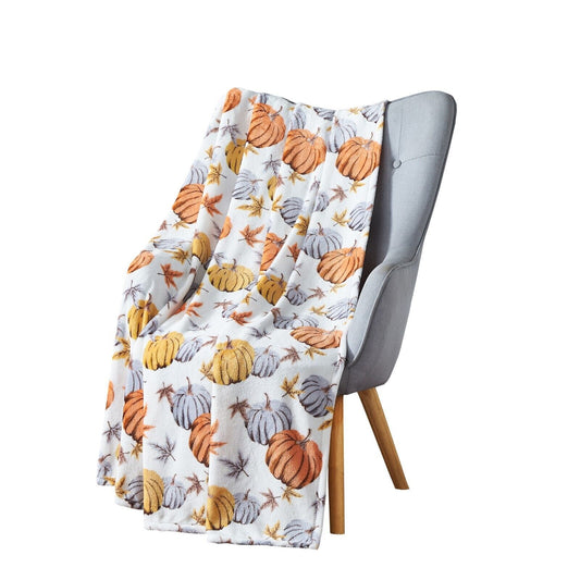 Kate Aurora Autumn Harvest & Halloween Themed Oversized Soft & Plush Accent Throw Blanket - Assorted Styles