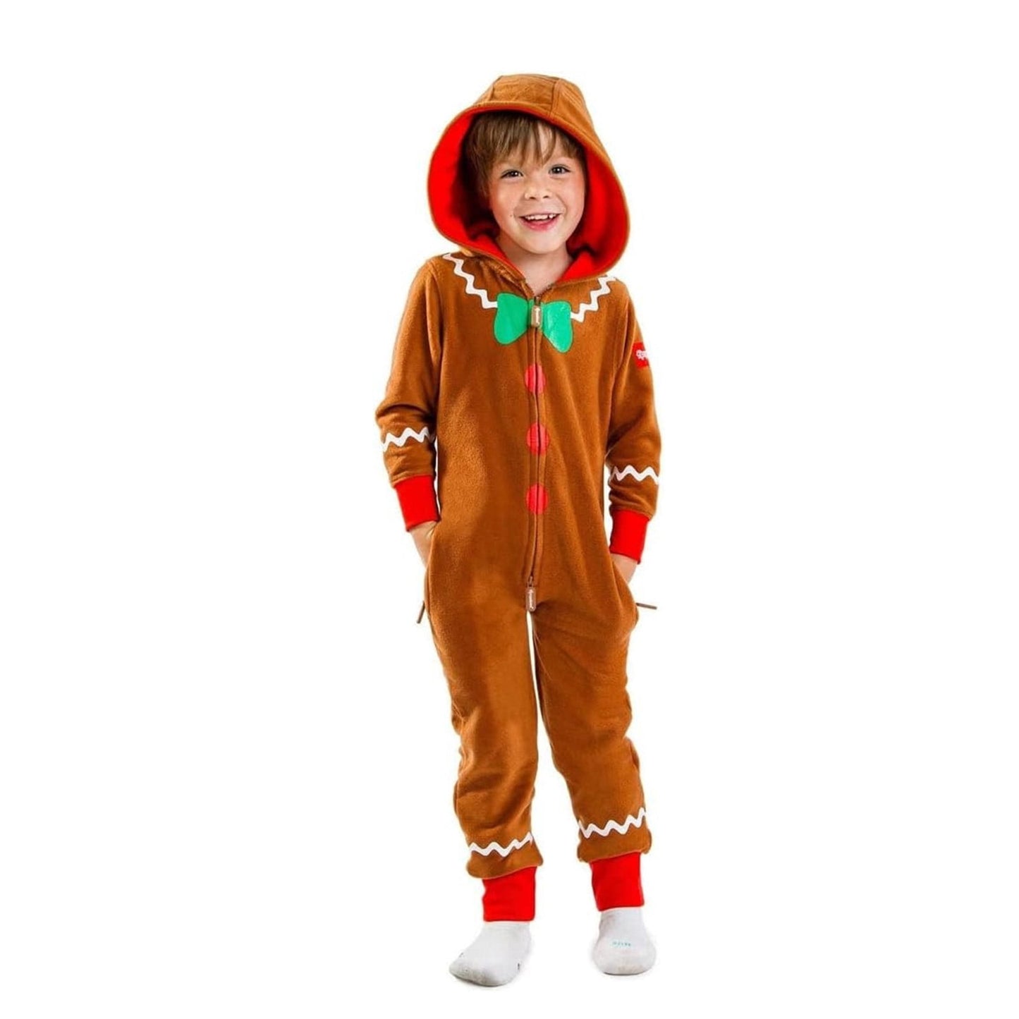 Gingerbread Pajamas Family Matching Onesie Holiday Homewear Sleepwear for Adults  Halloween Christmas