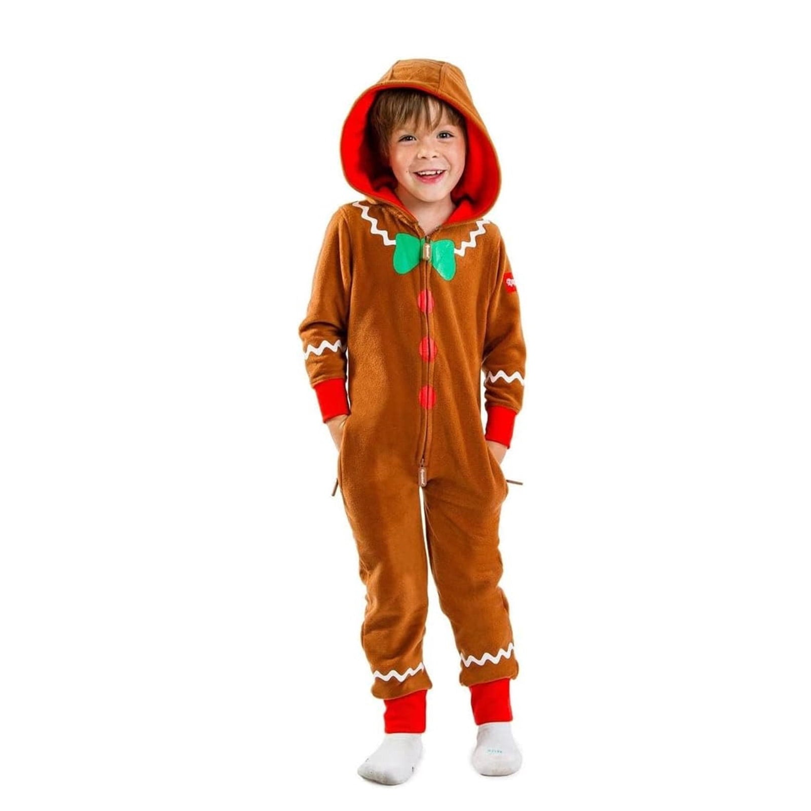 Gingerbread Pajamas Family Matching Onesie Holiday Homewear Sleepwear for Adults  Halloween Christmas