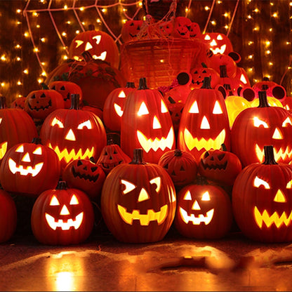 Halloween Decoration Clearance! Halloween Pumpkin Decorations, Halloween Decor, Halloween Led Pumpkin Lights Light Up Jack O Lantern Pumpkin Figurine Lantern for Indoor Outdoor