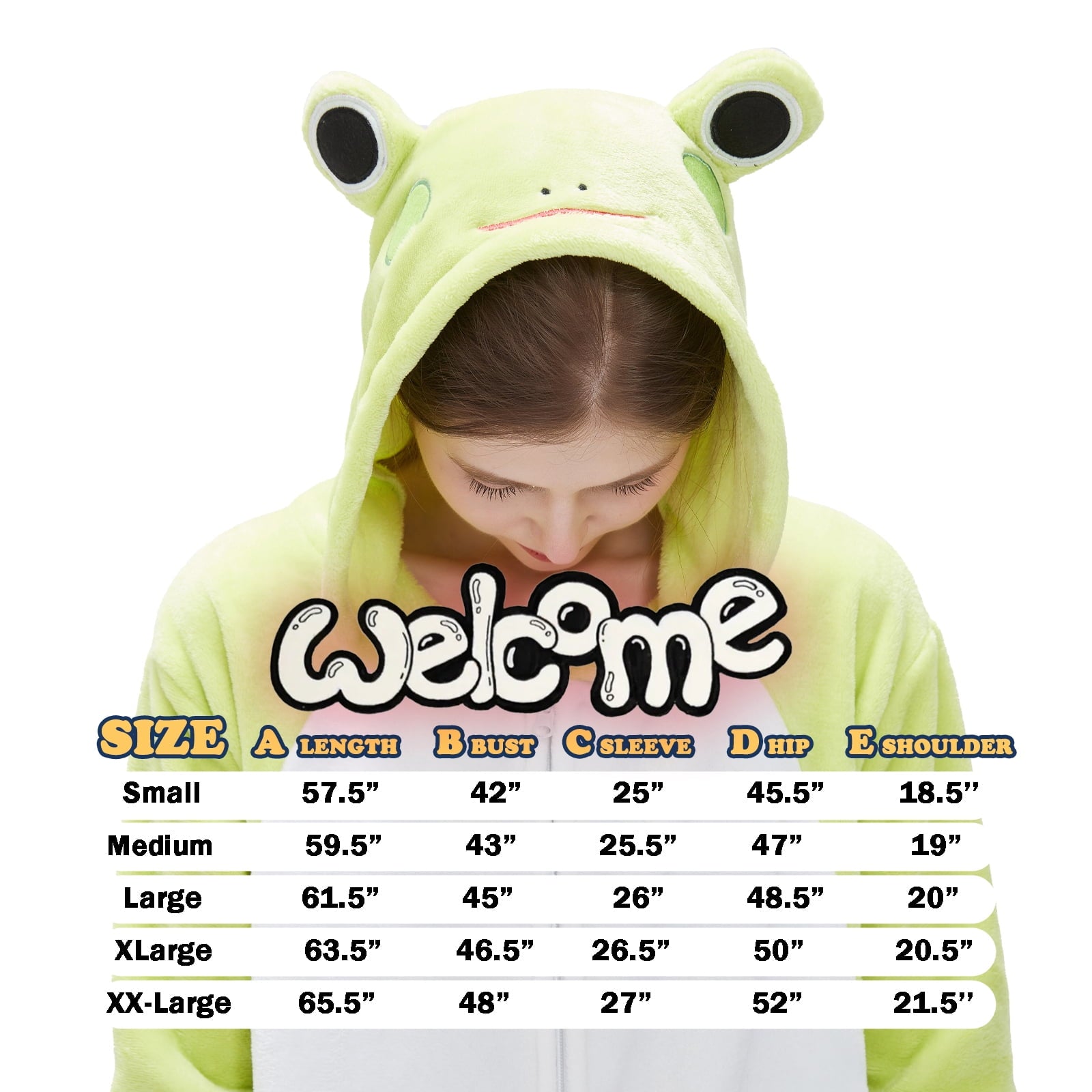 SWEETXIN Adult's Frog One-Piece Holiday Family Pajamas Halloween Costume Suit for Women and Men Jumpsuit SIzeS