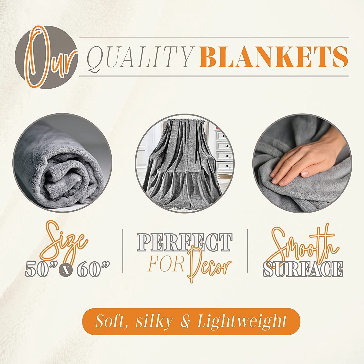 Mocassi Lightweight Throw Blanket- Halloween Themed, Soft, Cozy and Plush- Throw Blankets, Perfect for Lounging this Spooky Season, 50 x 60 inches, Pumpkin Cats, Throw Blanket