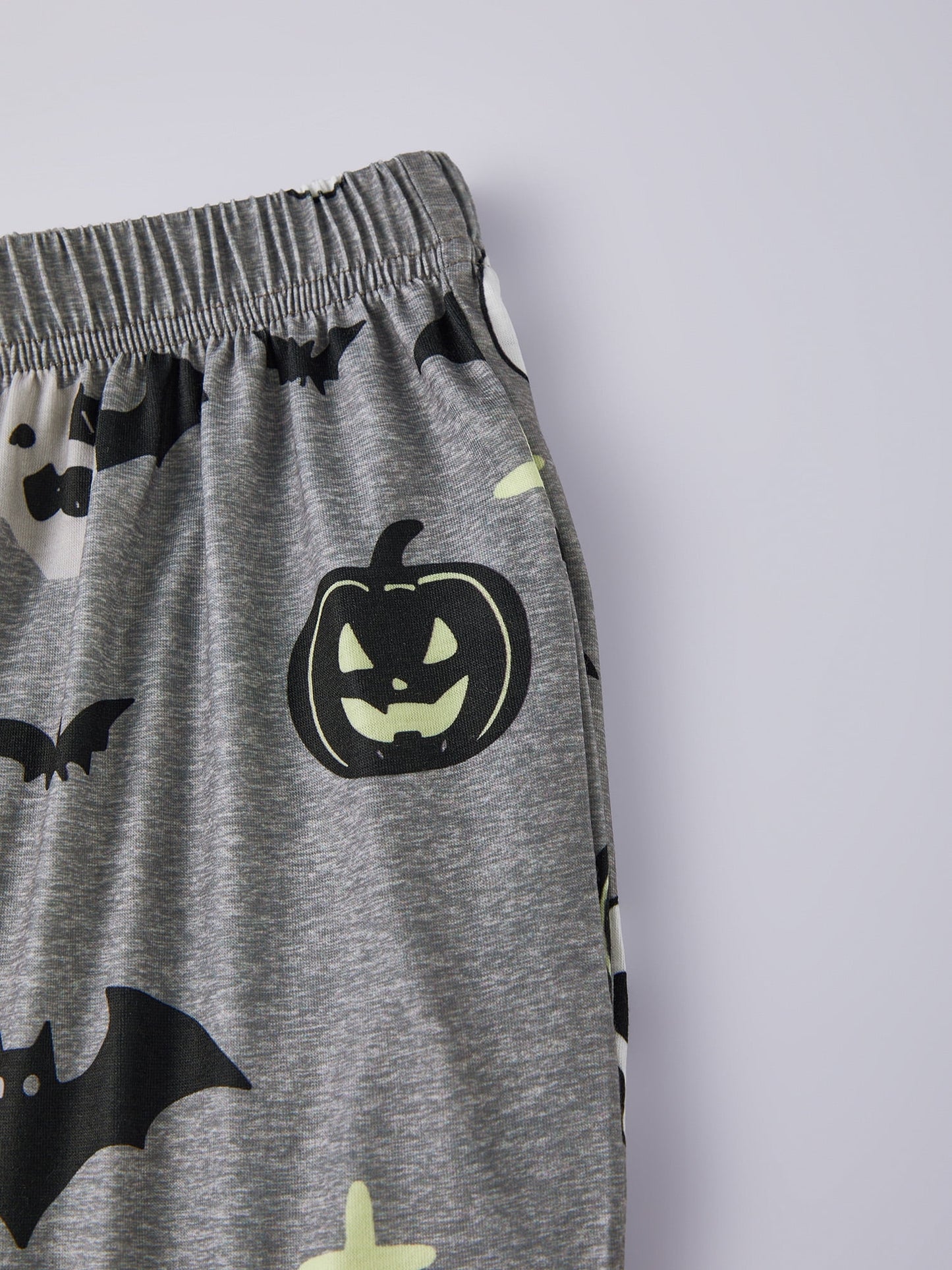AceBaby Halloween Family Matching Pajamas Set Pumpkin Print Holiday Sleepwear Loungewear PJs