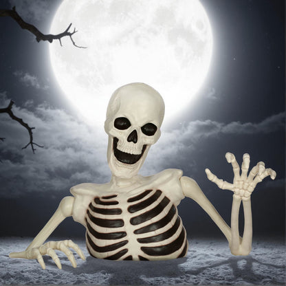 Seasons 48" Halloween Giant Groundbreaker Skeleton, Halloween Decoration for Outdoor Yard and Porch