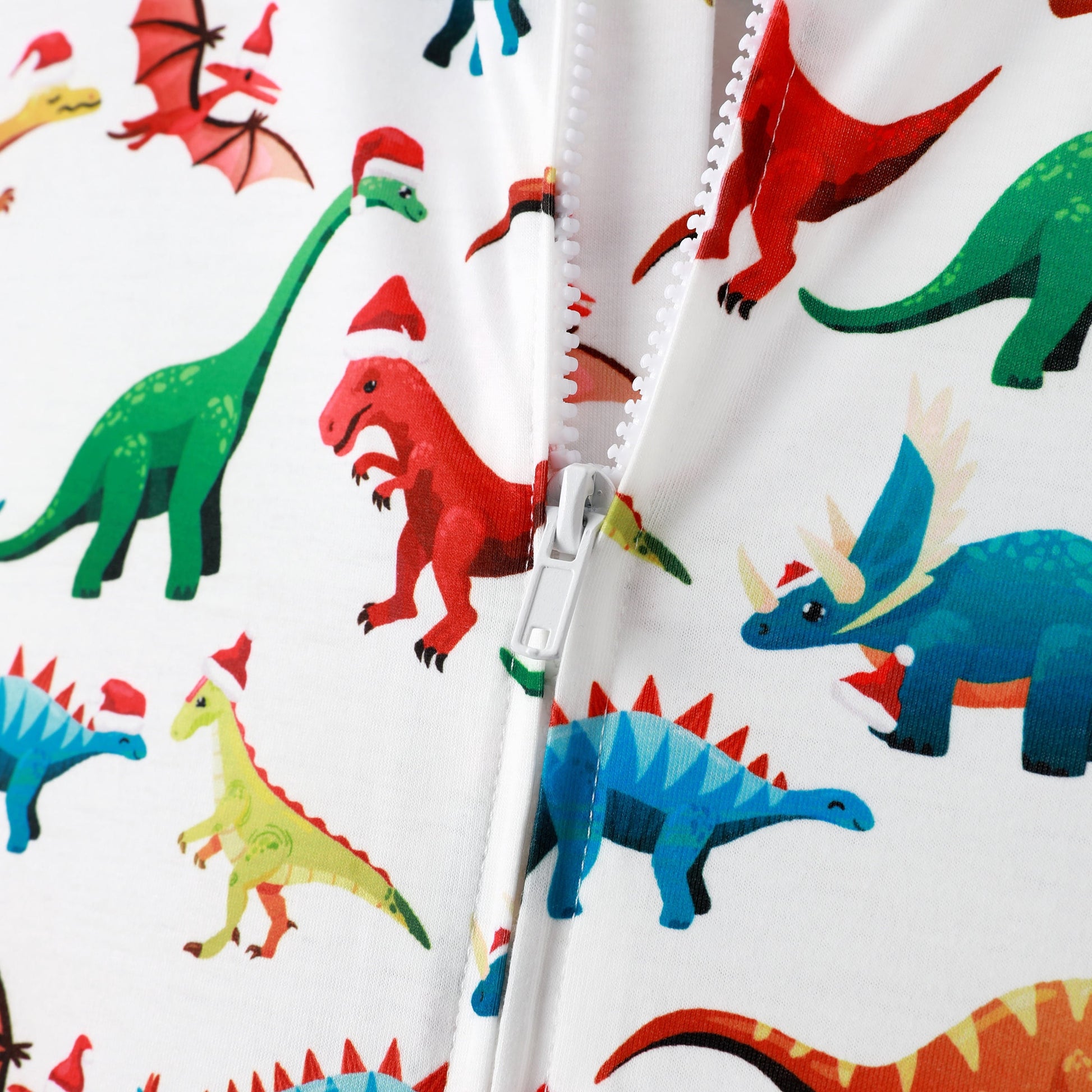 PatPat Christmas Family Matching Pajamas for Women One Piece Long Sleeve Hooded Dinosaur Costume Adult PJs for Couples Holiday Loungewear with Socks Women S