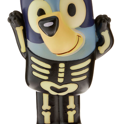 Halloween Blow Mold Decor Bluey in Skeleton Costume 6.10 in x 5.11 in x 12.20 in 1.43 lb