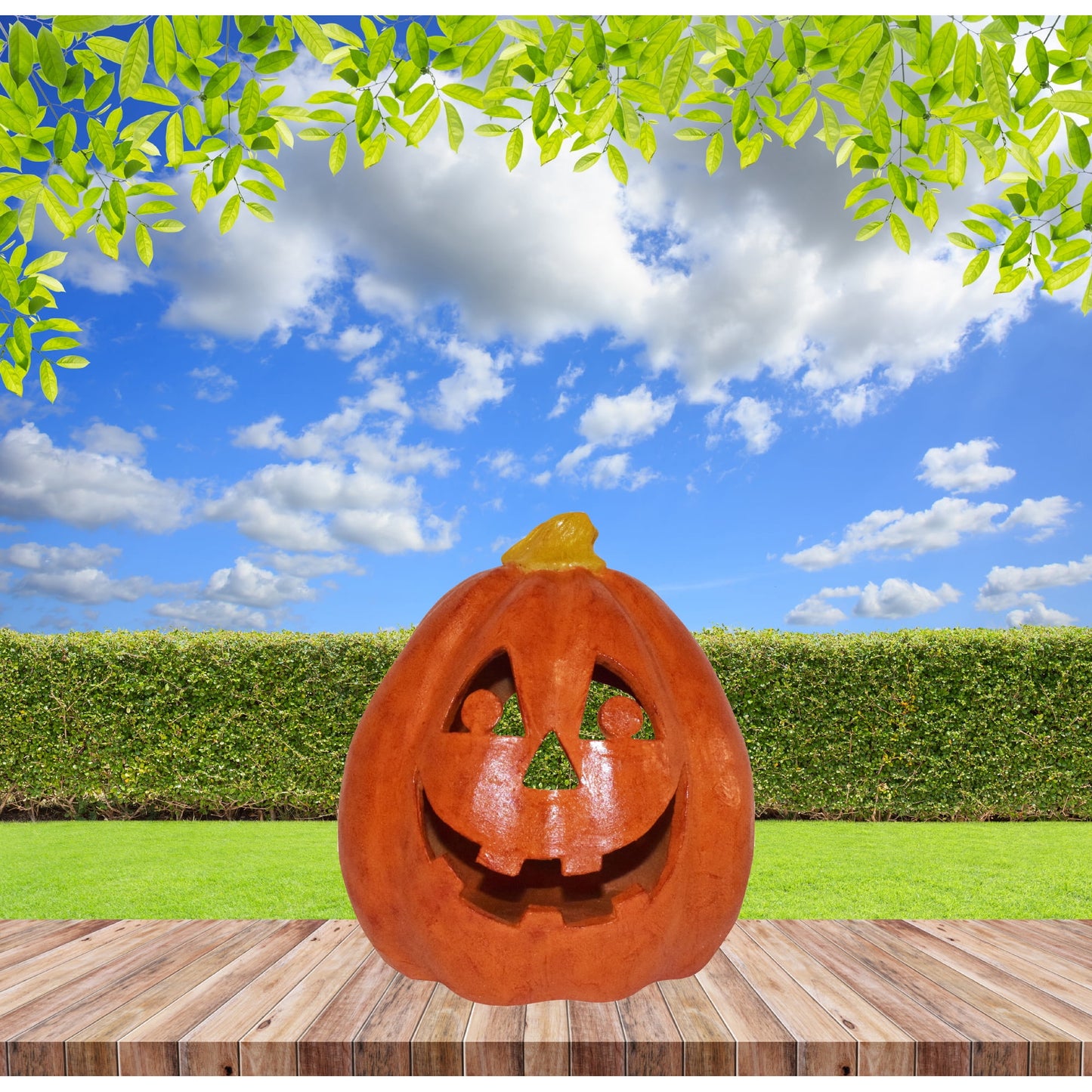 12" Tall Halloween Luminary Jack O' Lantern
