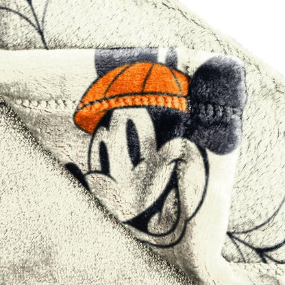 Minnie and Mickey Trick or Treat Halloween Holiday Throw Blanket, 60 x 70