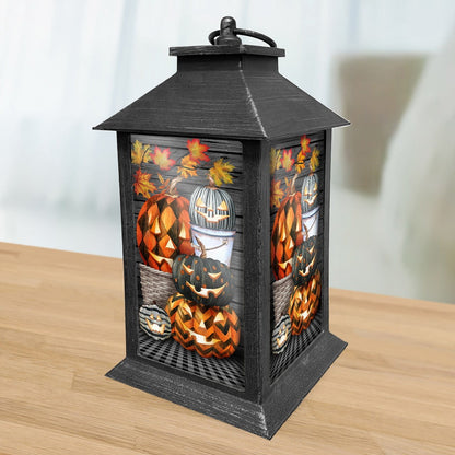 Briarwood Lane Halloween LED Candle Lanterns Lantern 13.5 x 5.5 x 5.5 Patterned Jack O