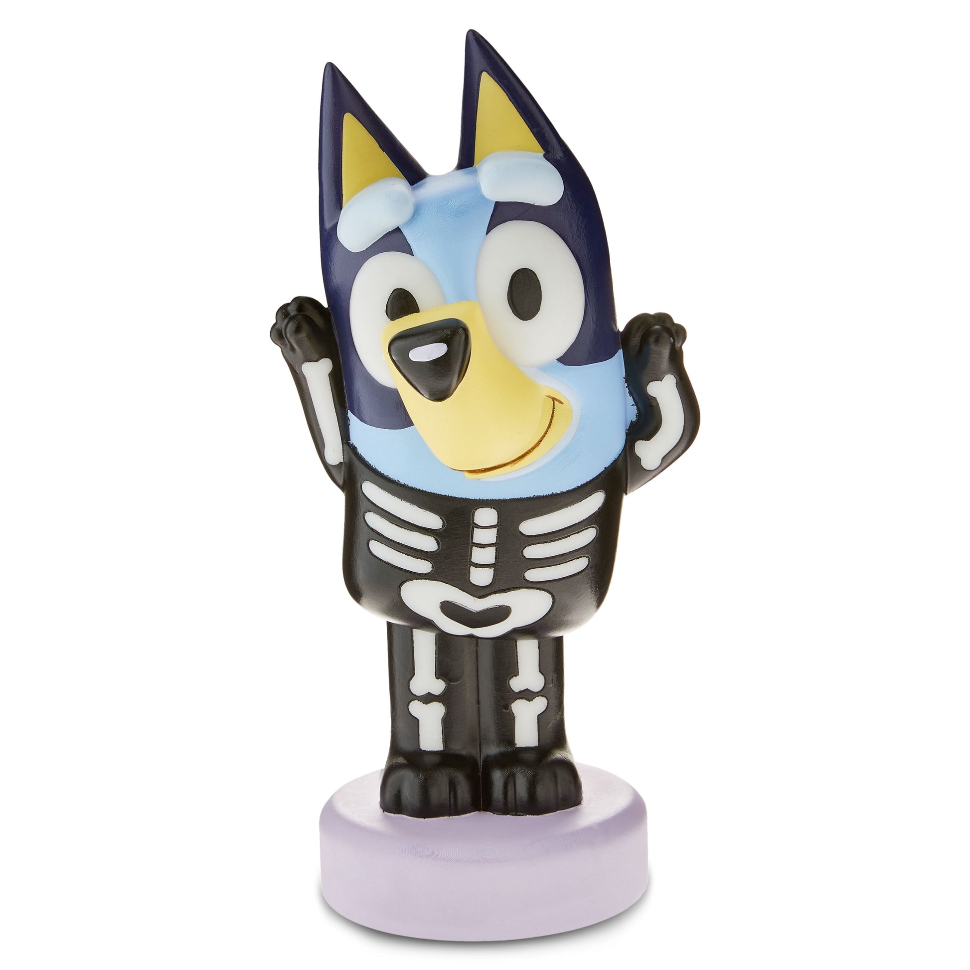 Halloween Blow Mold Decor Bluey in Skeleton Costume 6.10 in x 5.11 in x 12.20 in 1.43 lb