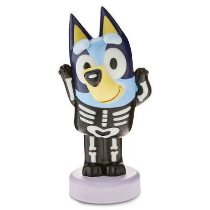 Halloween Blow Mold Decor Bluey in Skeleton Costume 6.10 in x 5.11 in x 12.20 in 1.43 lb