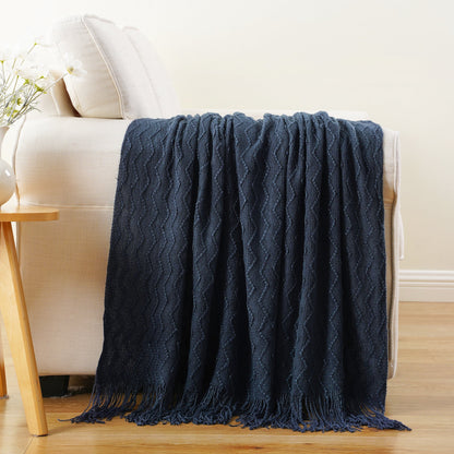 Spooky Home Burnt Orange Throw Blanket for Couch Bed,Fall Throws with Tassels,Halloween