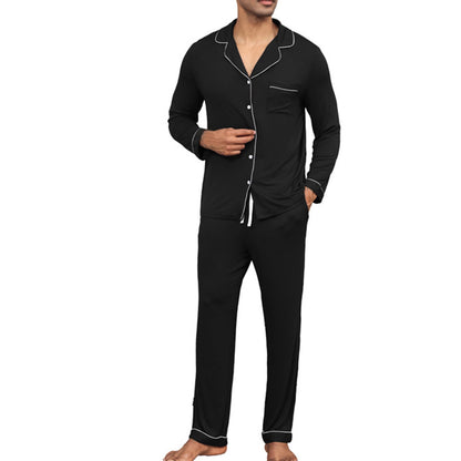 Brnmxoke Christmas Mens Pajamas Silk Satin Pajamas for Men Soft Sleepwear Matching Sets 2023 Xmas Pjs Set 2 Piece Nightwear Button Down Loungewear