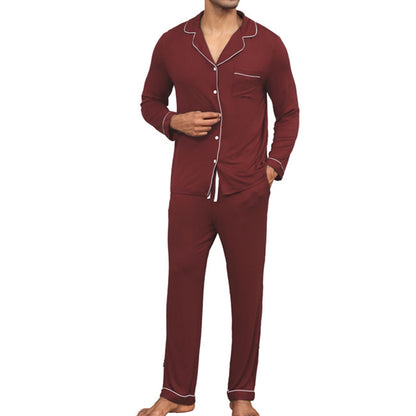 Spooky Home Christmas Mens Pajamas Silk Satin Pajamas for Men Soft Sleepwear Matching Sets