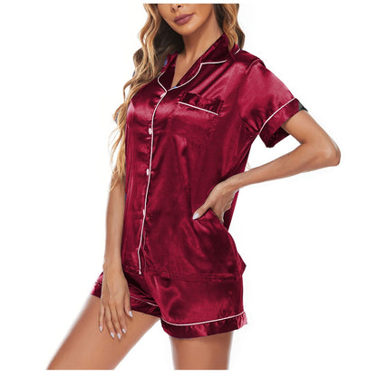 Spooky Home Christmas Mens Pajamas Silk Satin Pajamas for Men Soft Sleepwear Matching Sets