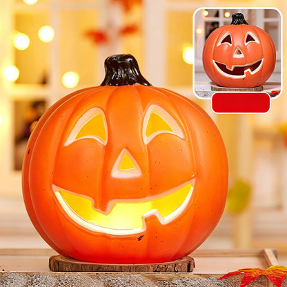 Spooky Home Jack O Lantern Pumpkin, Halloween Hollow Jack O Lantern LED Light 7.8