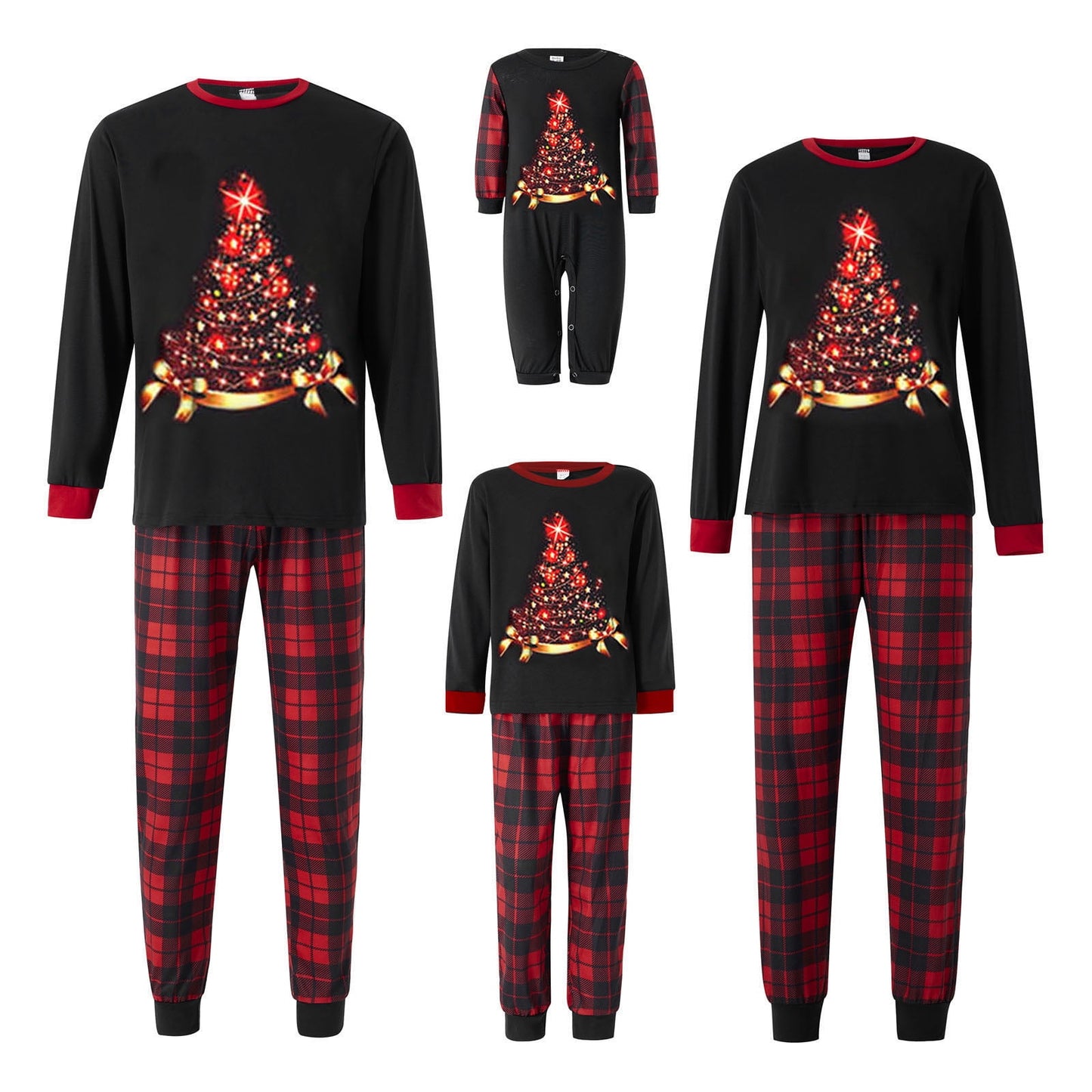 Spooky Home Christmas Pjs Matching Sets,Holiday Pajamas Xmas Jammies for Family or Couples