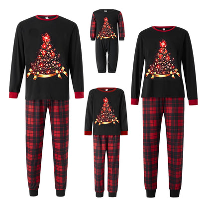 Spooky Home Christmas Pjs Matching Sets,Holiday Pajamas Xmas Jammies for Family or Couples