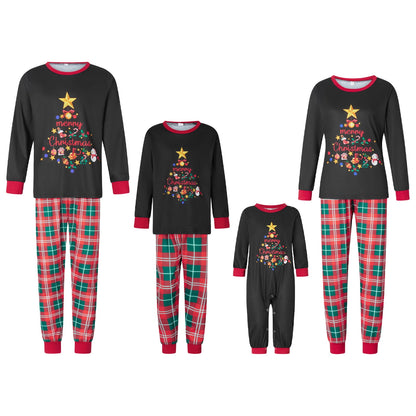 Spooky Home Christmas Pjs Matching Sets,Holiday Pajamas Xmas Jammies for Family or Couples