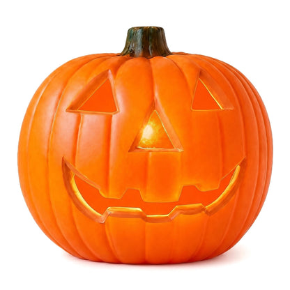 Spooky Home Jack O Lantern Pumpkin, Halloween Hollow Jack O Lantern LED Light 7.8