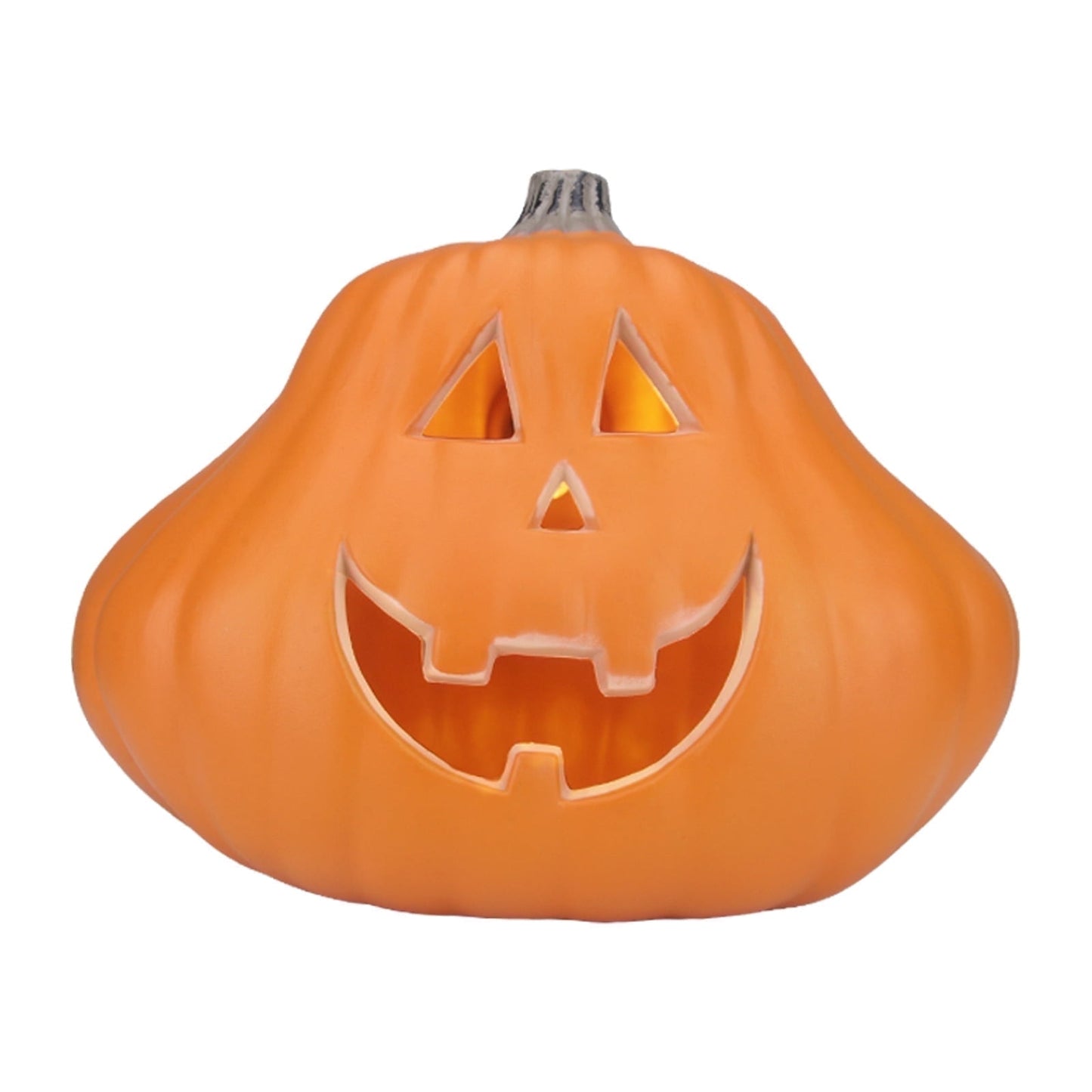 Spooky Home 14in Halloween Jack o Lanterns Light Up Pumpkin with LED Bulb Indoor/Outdoor