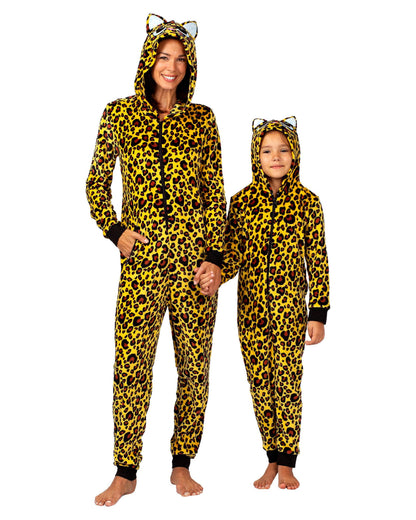 Halloween Mommy & Me Onesie Pajama Costume, Cheetah (Womens), Size: XL, Prestigez