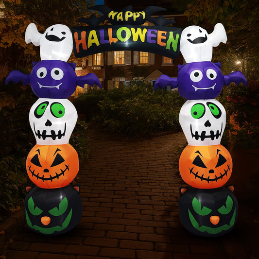 Ktaxon 8.5' Halloween Inflatables Outdoor Halloween Decoration Giant Archway Blow up Decor