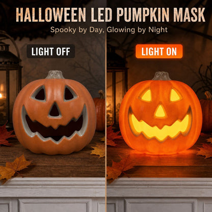 Spooky Home Jack O Lantern Pumpkin, Halloween Hollow Jack O Lantern LED Light 7.8