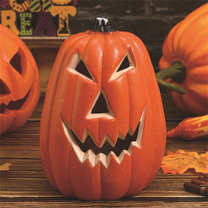 Spooky Home Jack O Lantern Pumpkin, Halloween Hollow Jack O Lantern LED Light 7.8