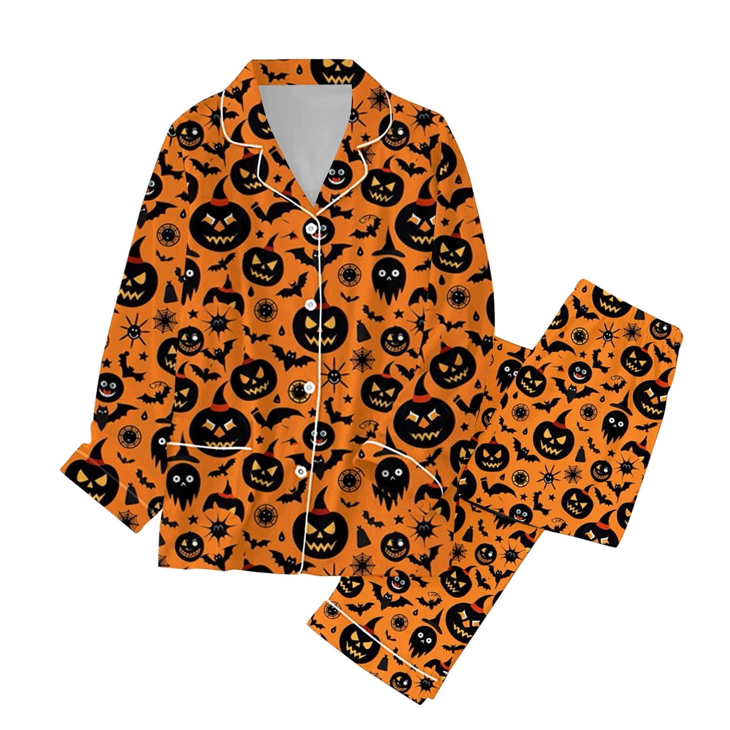 Spooky Home For Women Set Halloween Pajamas Family Pajamas Matching Set Holiday Pajamas
