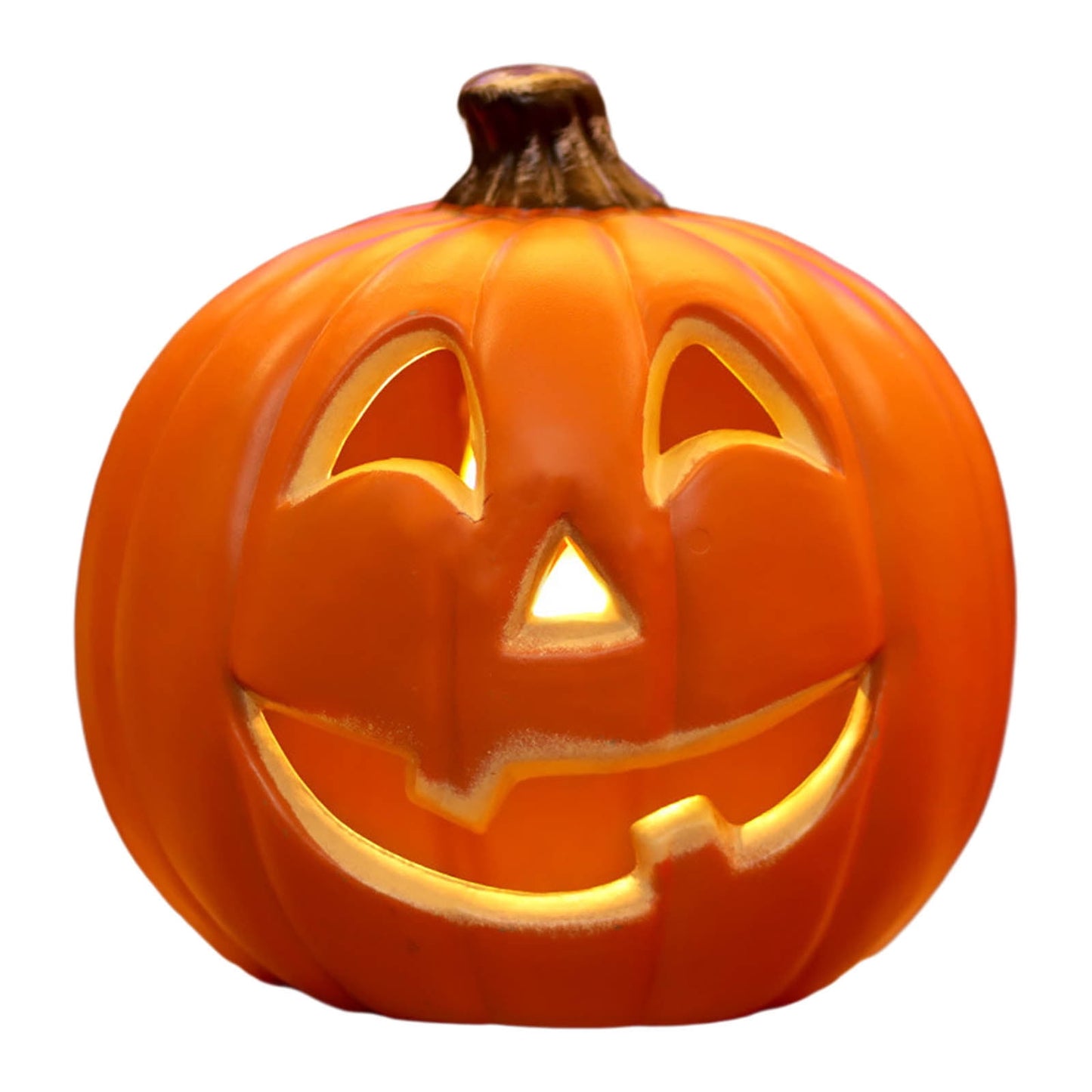 Spooky Home Halloween Light up Jack-O-Lantern 9.05 inch Fall Thanksgiving Pumpkin Light