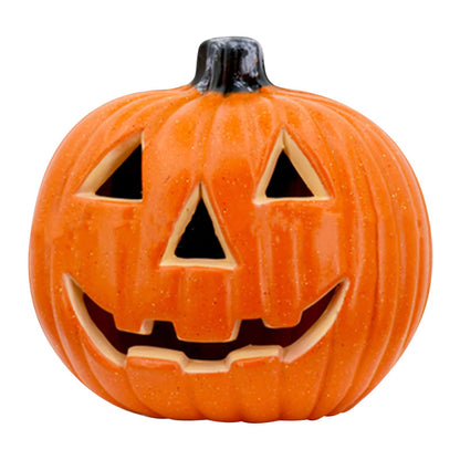 Spooky Home Halloween Light up Jack-O-Lantern 9.05 inch Fall Thanksgiving Pumpkin Light