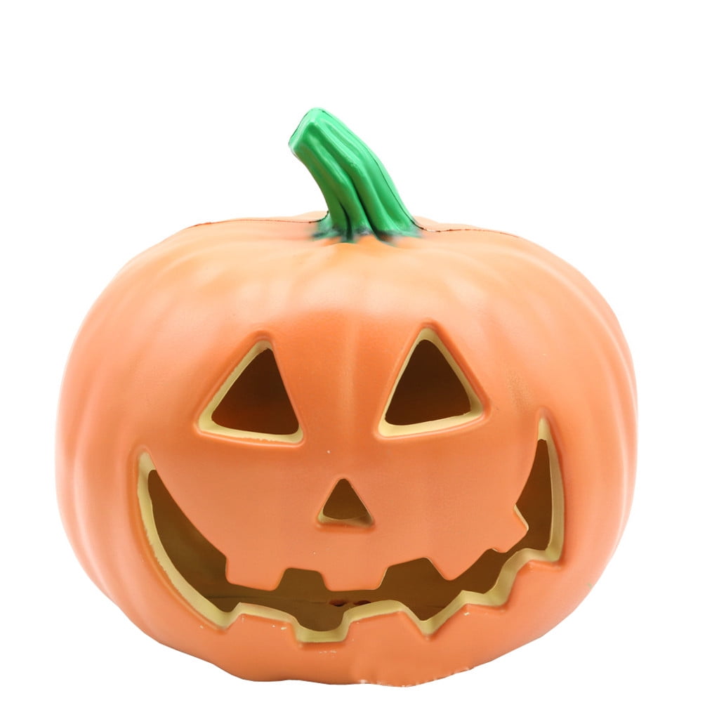 Spooky Home Halloween Light up Jack-O-Lantern 9.05 inch Fall Thanksgiving Pumpkin Light