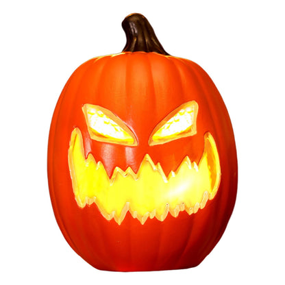 Spooky Home Halloween Light up Jack-O-Lantern 9.05 inch Fall Thanksgiving Pumpkin Light