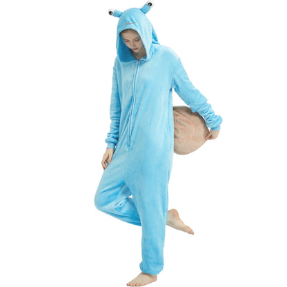 Spooky Home Adult's Frog One-Piece Holiday Family Pajamas Halloween Costume Suit for