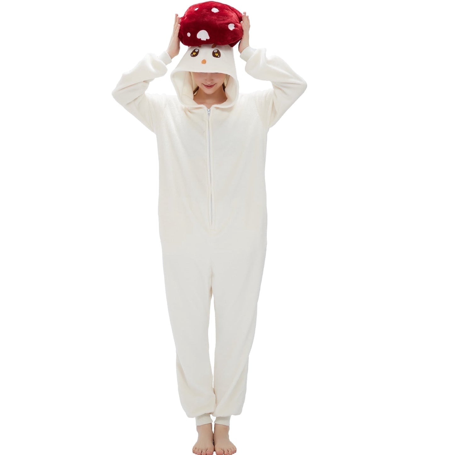Spooky Home Adult's Frog One-Piece Holiday Family Pajamas Halloween Costume Suit for