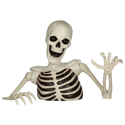 Seasons 48" Halloween Giant Groundbreaker Skeleton, Halloween Decoration for Outdoor Yard and Porch