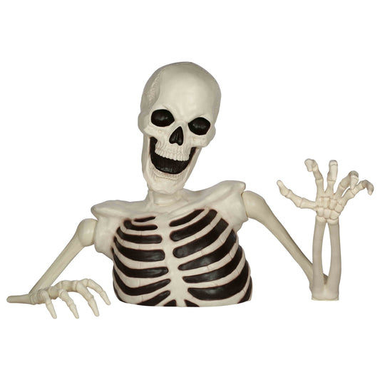 Seasons 48" Halloween Giant Groundbreaker Skeleton, Halloween Decoration for Outdoor Yard and Porch