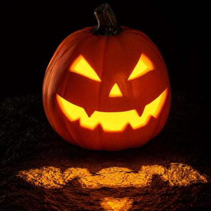 Spooky Home Jack O Lantern Pumpkin, Halloween Hollow Jack O Lantern LED Light 7.8