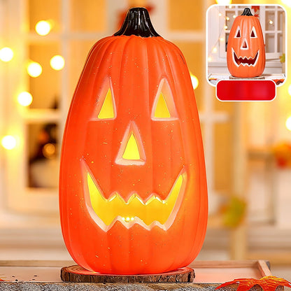 Spooky Home Jack O Lantern Pumpkin, Halloween Hollow Jack O Lantern LED Light 7.8