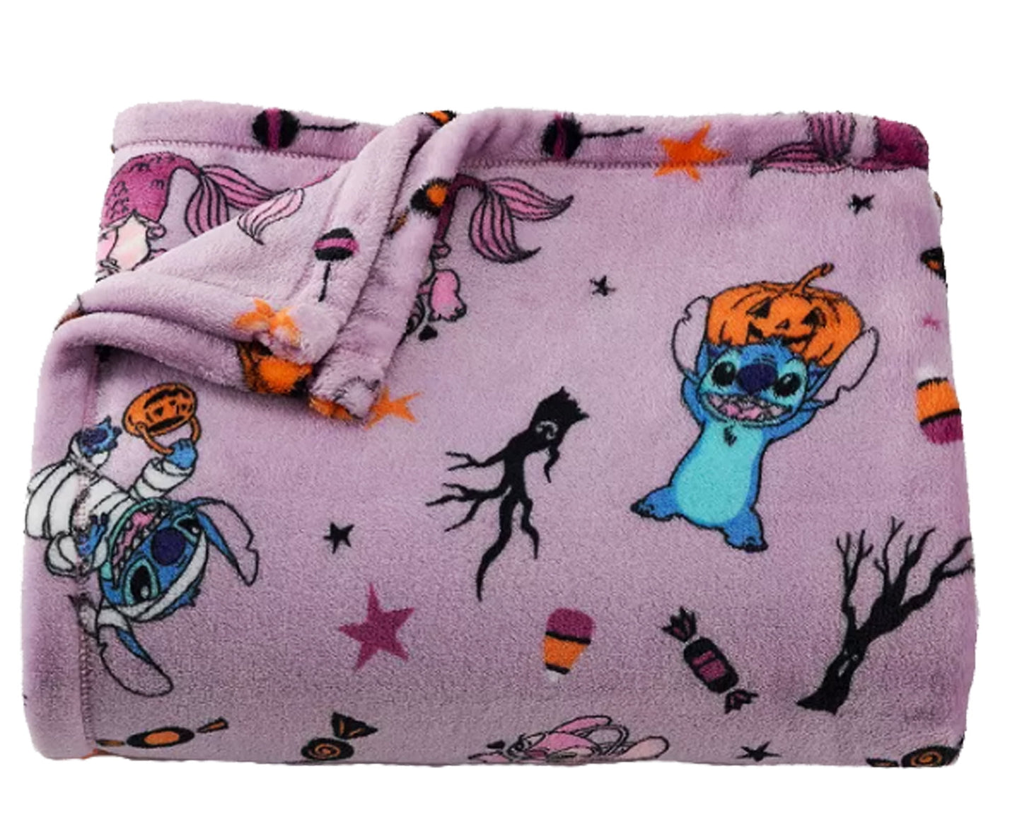The Big One Oversized Plush Throw Blanket Halloween Stitch Extraterrestrial 60" x 72" Child